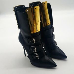 Giuseppe Zanotti size 39 color black leather 100% Authentic I dont sell fake